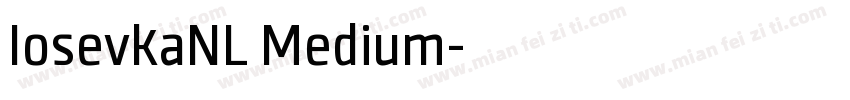 IosevkaNL Medium字体转换